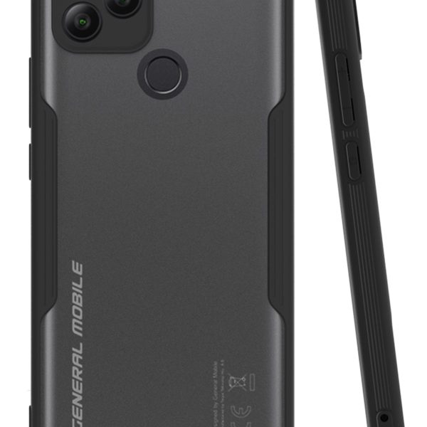 Newface General Mobile GM 21 Kılıf Platin Silikon - Siyah