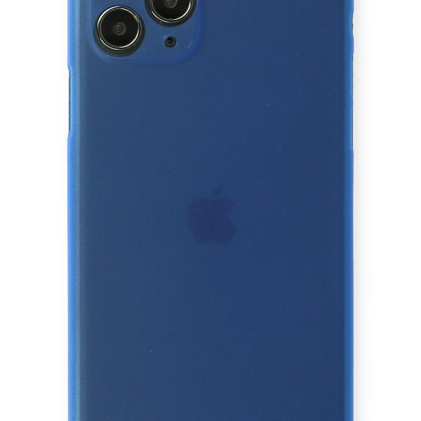 Newface iPhone 11 Pro Kılıf PP Ultra İnce Kapak - Mavi
