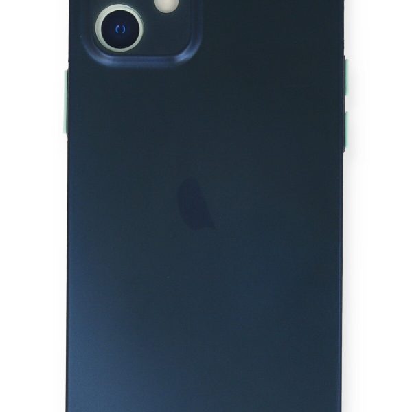 Newface iPhone 12 Kılıf PP Ultra İnce Kapak - Mavi
