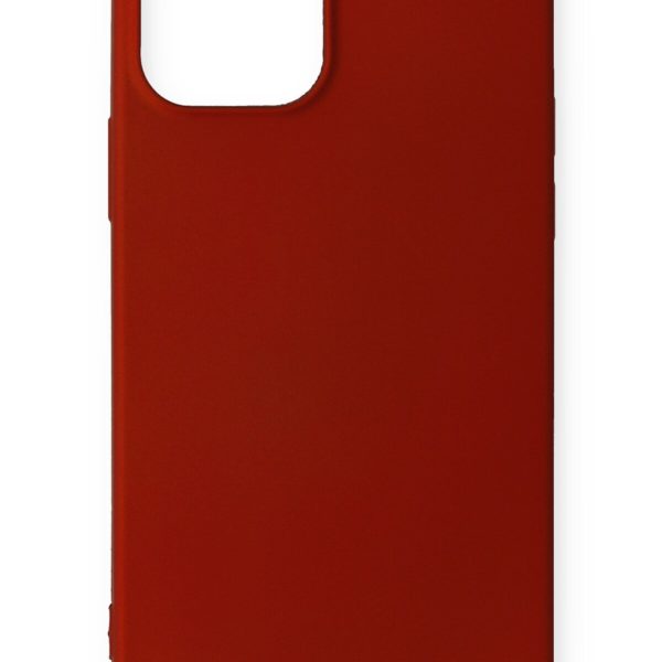 Newface iPhone 12 Mini Kılıf Premium Rubber Silikon - Bordo