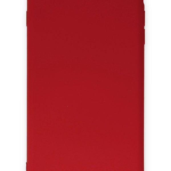 Newface iPhone 7 Plus Kılıf Nano içi Kadife  Silikon - Kırmızı