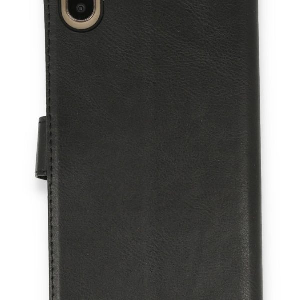 Newface iPhone XS Max Kılıf Trend S Plus Kapaklı Kılıf - Siyah