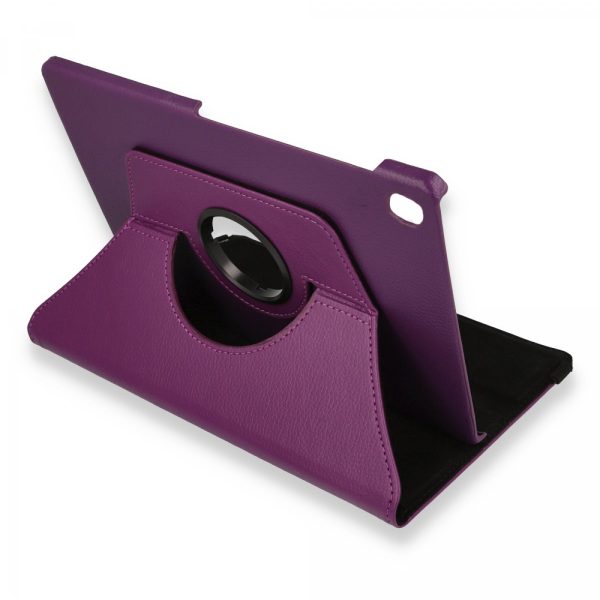 Newface Lenovo M10 FHD Plus X606F Kılıf 360 Tablet Deri  Kılıf - Mürdüm