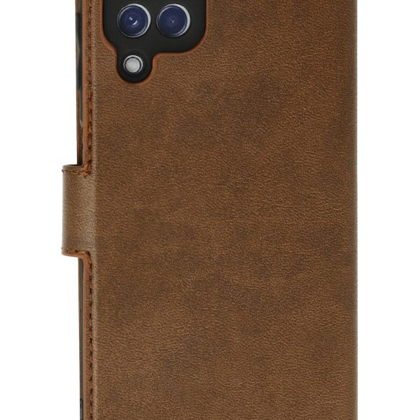 Newface Samsung Galaxy A22 Kılıf Trend S Plus Kapaklı Kılıf - Taba