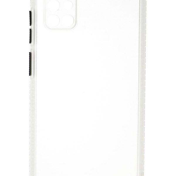 Newface Samsung Galaxy A71 Kılıf Miami Şeffaf Silikon  - Şeffaf