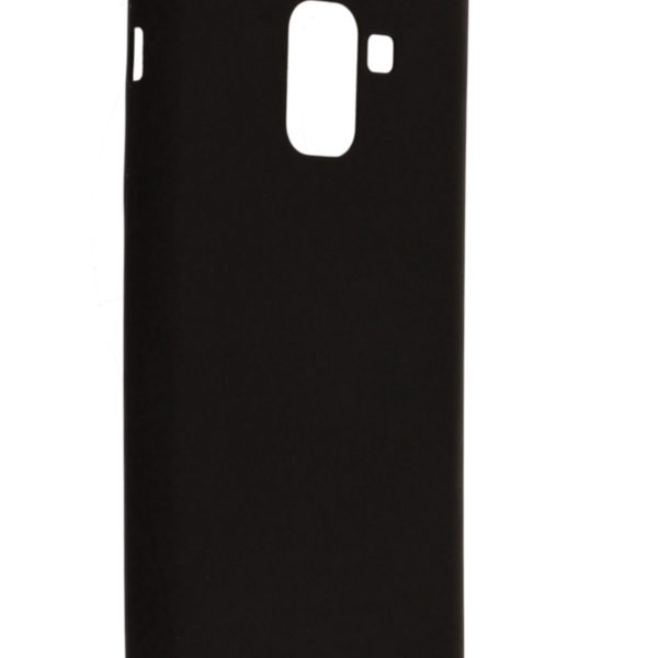 Newface Samsung Galaxy A8 2018 Kılıf Premium Rubber Silikon - Siyah