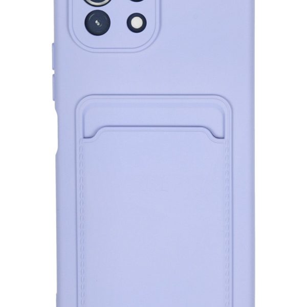 Newface Xiaomi Mi 11 Kılıf Kelvin Kartvizitli Silikon - Lila