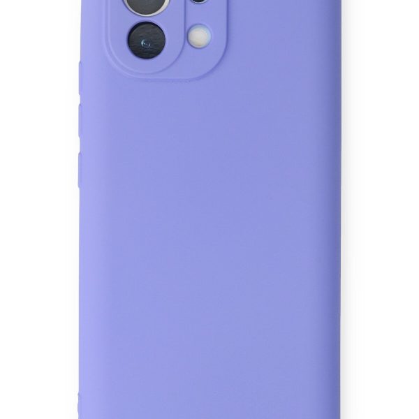 Newface Xiaomi Mi 11 Kılıf Premium Rubber Silikon - Lila