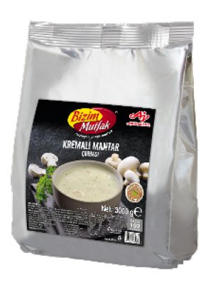 BİZİM MUTFAK - ÇORBA KREMALI MANTAR (1 X 3 KG) BİZİM MUTFAK