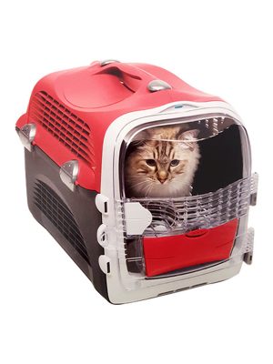 Catit Cabrio Carrier Cherry Red