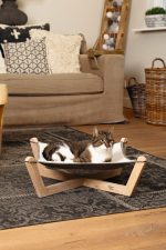 Beeztees DBL Kedi Hamağı, Gri, 51x51x18,5cm - Görsel 6