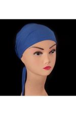 Bone Bağlamalı , Likralı Kumaş -Açık Mavi-1 - Görsel 4