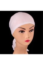 Bone Bağlamalı , Likralı Kumaş -Açık Mavi-1 - Görsel 2