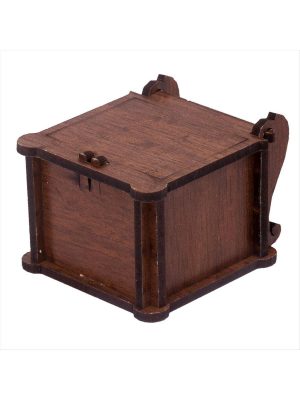 Ahşap Yüzük Kutusu-Açık Kahverengi