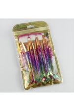 Ocean 10lu Balık Makyaj Fırça Seti-Pembe - Görsel 5