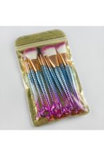 Ocean 10lu Balık Makyaj Fırça Seti-Pembe - Görsel 3