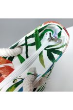 Galata Kulesi Desenli Plaj Çantası-Lila - Görsel 2