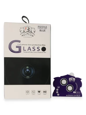 Newface iPhone 15 Bilvis Titan Kamera Lens - Sierra Blue