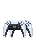 Newface Y5 64GB Android Dual Pad 4K Game Stick - Beyaz - Görsel 2