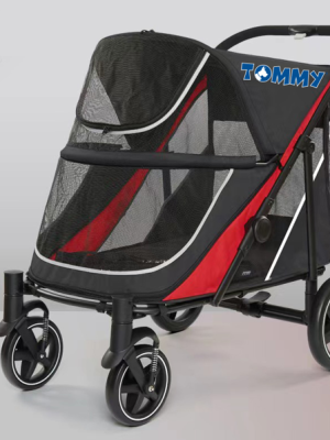 Tommy Evcil Hayvan Arabası Kırmızı 112*65*100cm Max 40kg