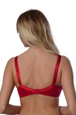 Bordo Dantelli Toparlayıcı Sütyen - 503 - Beden 100 - Görsel 6