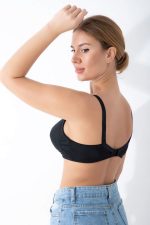 Siyah  Toparlayıcı Sütyen - 502 - Beden 80 - Görsel 4