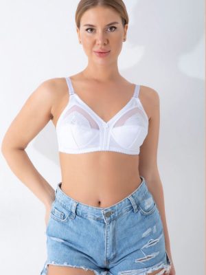 Beyaz  Toparlayıcı Sütyen - 502 - Beden 105