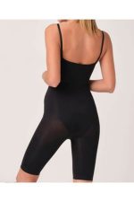 Siyah Kadın Paçalı Boy Dikişsiz Korse - 751 - Beden XL - Görsel 2