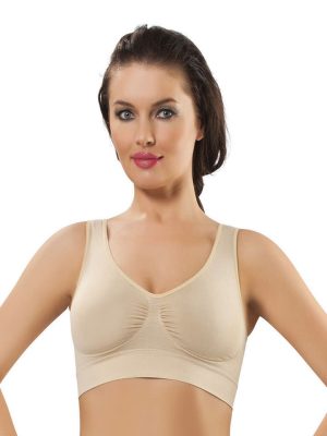 Ten Dikişsiz Kadın Pedli Sütyen Korse - 704 - Beden M