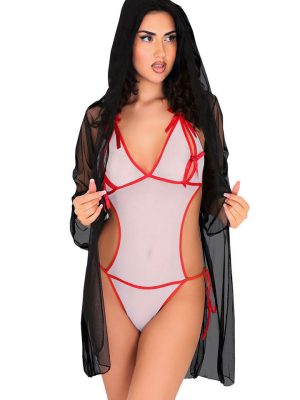 Beyaz Fantezi 2' Li Takım - 1371 - Beden L/XL