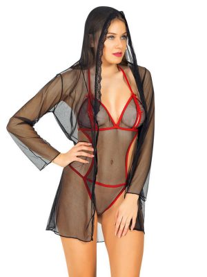 Siyah Fantezi 2' Li Takım - 1369 - Beden L/XL