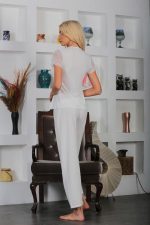 Ekru Pudra Çeyizlik 6' Lı Set - 1512 - Beden XL - Görsel 5