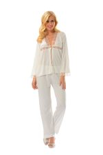 Ekru Penye Çeyizlik 6' lı Set - 1510 - Beden S/M - Görsel 4