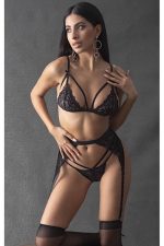 Siyah Jartiyer Takım - 1035 - Beden S/M - Görsel 4