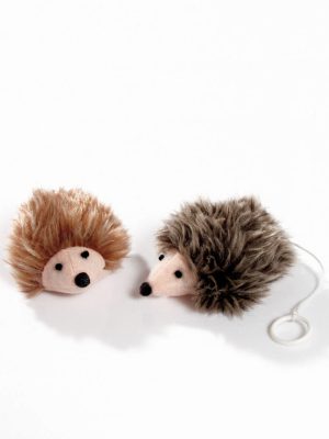 Karle Titreyen Peluş Kirpi 8x6.5x4.5 K.rengi