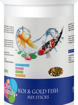 Pets Family Koı & Gold Fısh Mıx Stıcks 1l/100g