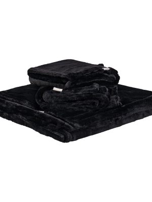 Pet Comfort Lodix Mira Siyah Köpek Battaniyesi M 70x100cm