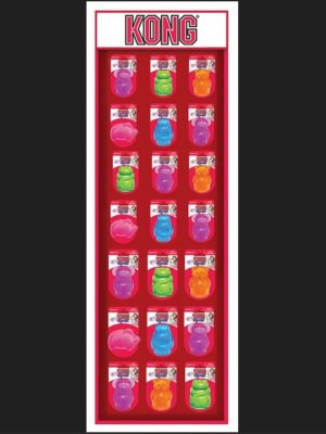 KONG SQUEEZZ JELS SESLI KÖPEK OYUNCAĞI L 9,5CM 1 ADET