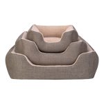 Pet Comfort Echo Varro Kahve-Bej Kedi ve Köpek Yatağı S 50x60cm - Görsel 4