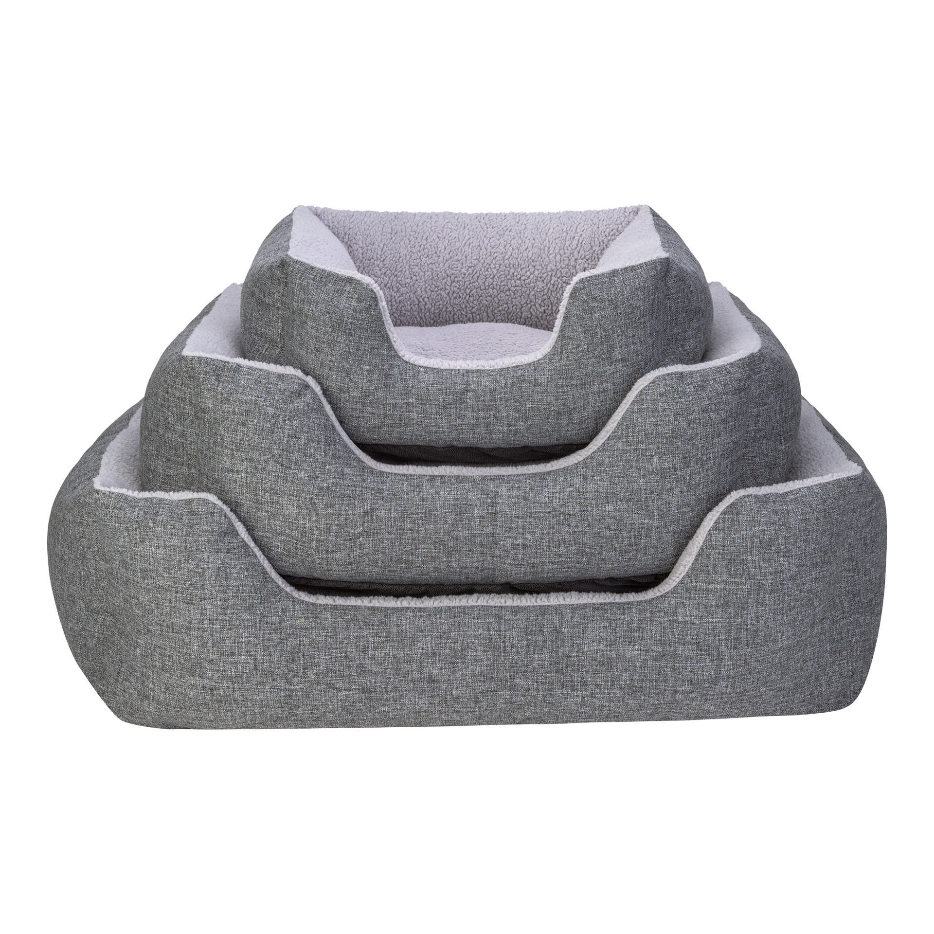 1031706_pet-comfort-echo-varro-18-kedi-ve-kopek-yatagi-s-50x60cm-mekan-kpek-yata-pet-comfort-17821-39-B.jpg Pet Comfort Echo Varro Gri-Gri Kedi ve Köpek Yatağı S 50x60cm - Görsel 4