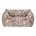 Pet Comfort Alpha Merta Açık Kahverengi-Beyaz Kedi ve Köpek Yatağı S 50x60cm