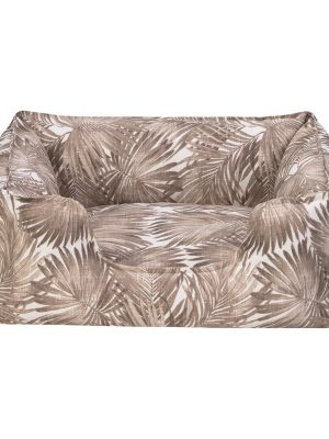 Pet Comfort Alpha Merta Açık Kahverengi-Beyaz Kedi ve Köpek Yatağı S 50x60cm