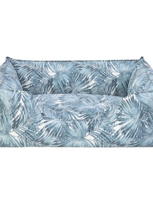 Pet Comfort Alpha Merta Mavi-Beyaz Köpek Yatağı M 65x80cm