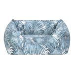 Pet Comfort Alpha Merta Mavi-Beyaz Kedi ve Köpek Yatağı S 50x60cm