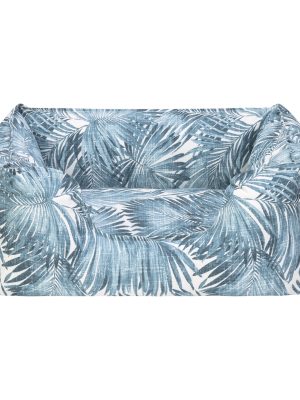 Pet Comfort Alpha Merta Mavi-Beyaz Kedi ve Köpek Yatağı S 50x60cm