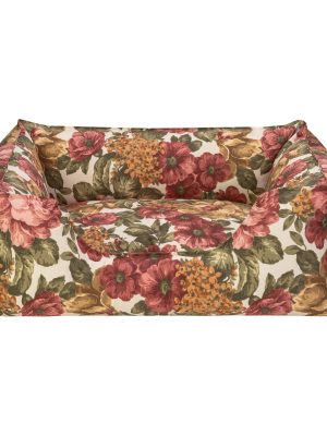 Pet Comfort Alpha Merta Gül Desenli Köpek Yatağı M 65x80cm