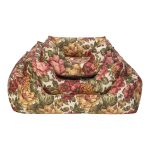 Pet Comfort Alpha Merta Gül Desenli Köpek Yatağı L 85x105cm - Görsel 4