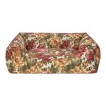 Pet Comfort Alpha Merta Gül Desenli Köpek Yatağı L 85x105cm