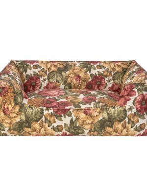 Pet Comfort Alpha Merta Gül Desenli Köpek Yatağı L 85x105cm