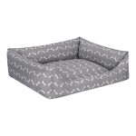 Pet Comfort Uniform Bone Gri-Beyaz Köpek Yatağı M 60x70cm - Görsel 2